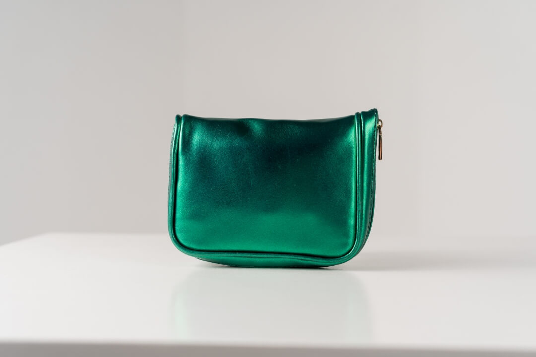 Handmade Leather Jewelry Organizer - Emerald Green - linebysj
