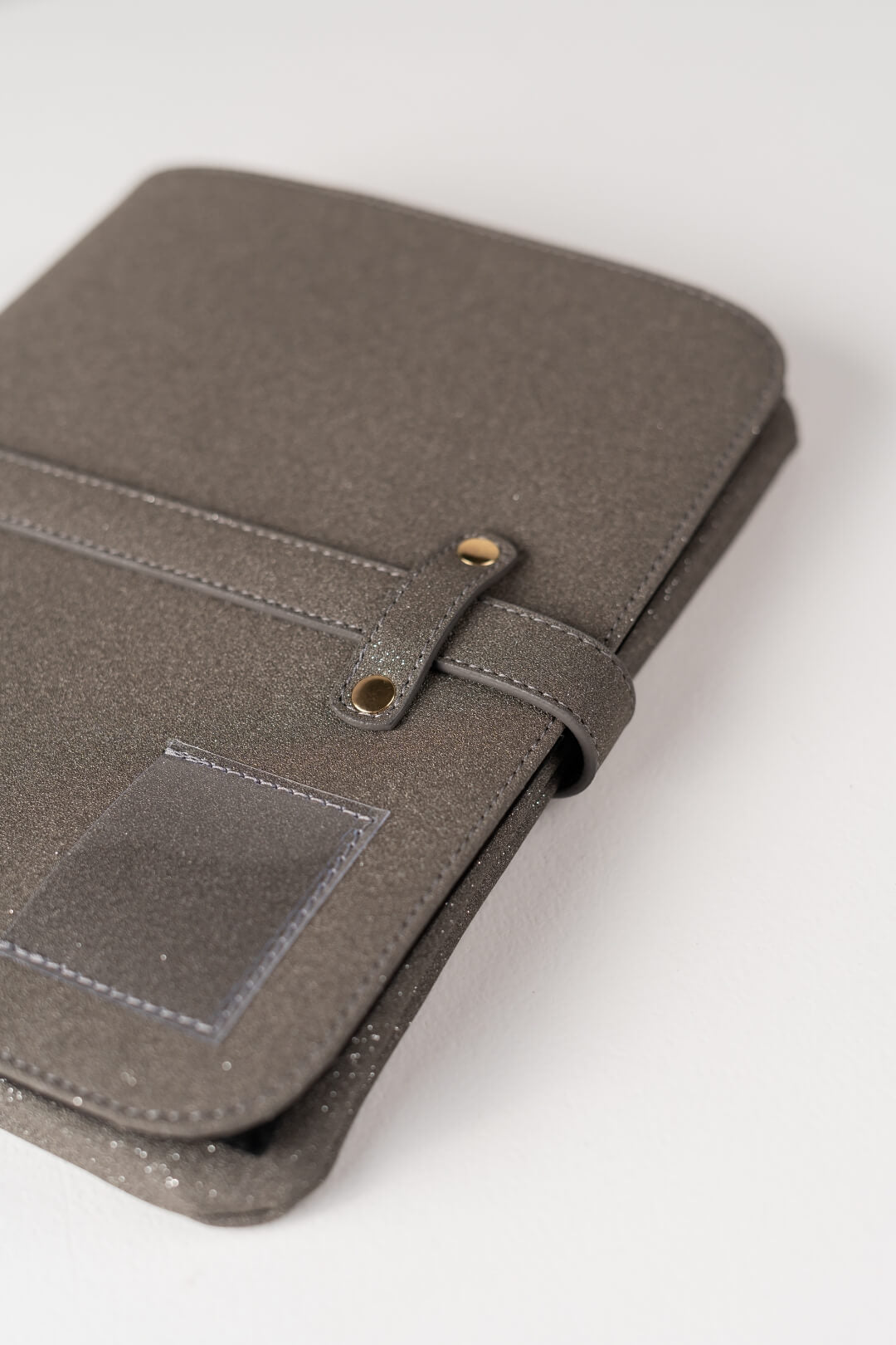 Handmade Leather Jewelry Organizer - Grey - linebysj