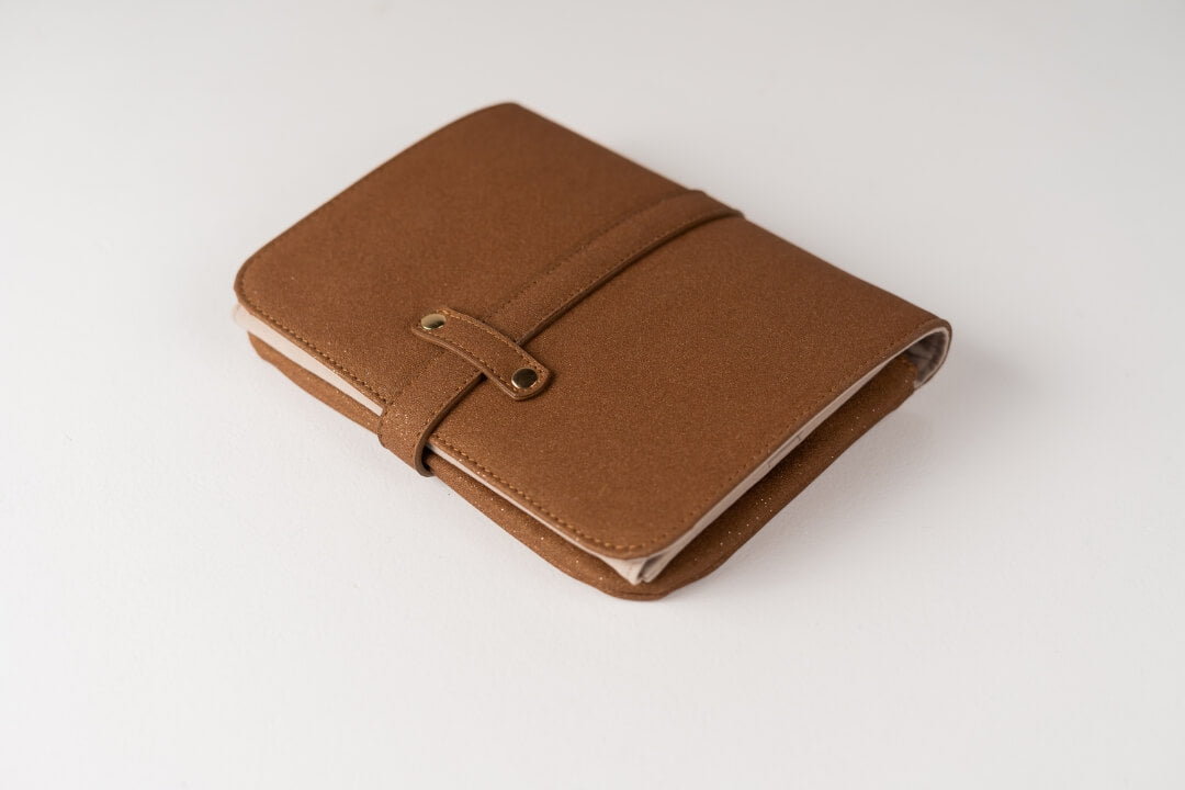 Handmade Leather Jewelry Organizer - Caramel Brown - linebysj