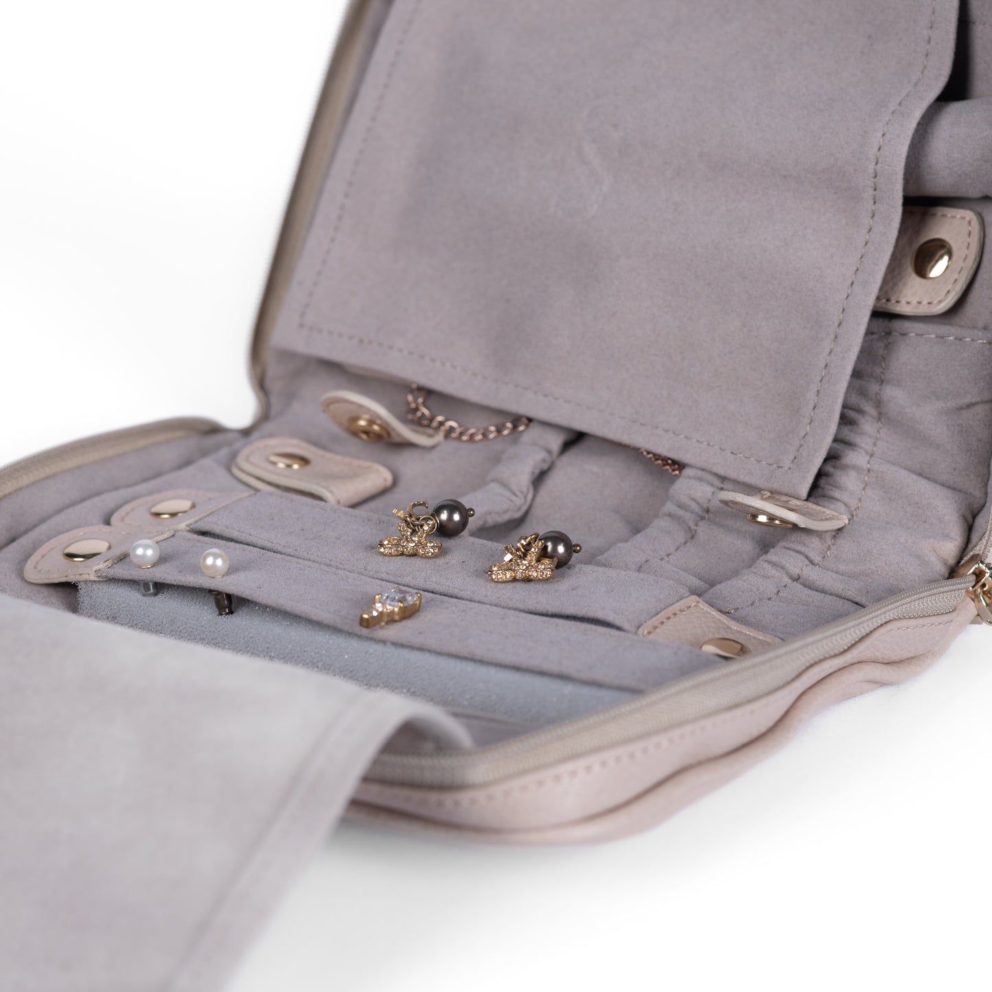 Handmade Leather Jewelry Organizer – Milk - linebysj