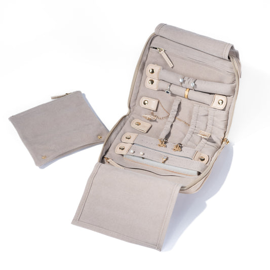 Handmade Leather Jewelry Organizer – Milk - linebysj