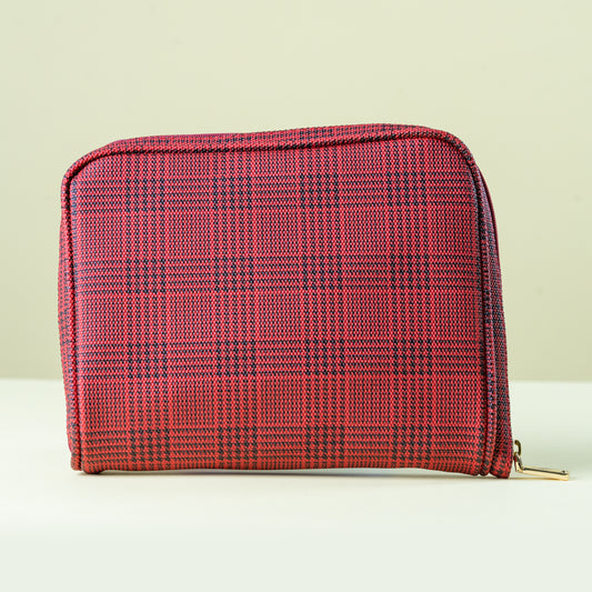 Handmade Leather Jewelry Organizer – Brick Red - linebysj