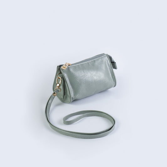 Handmade Leather Jewelry Organizer with Strap – Gravel Grey Blue - linebysj