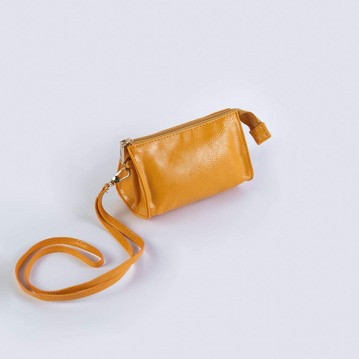 Handmade Leather Jewelry Organizer with Strap – Tangerine - linebysj