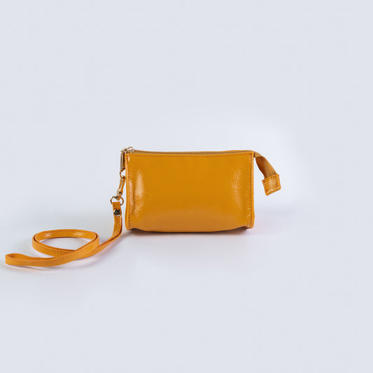 Handmade Leather Jewelry Organizer with Strap – Tangerine - linebysj