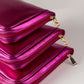 Handmade Leather Jewelry Organizer - Emerald Pink - linebysj