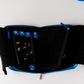 Handmade Leather Jewelry Organizer - Emerald Blue - linebysj