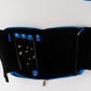 Handmade Leather Jewelry Organizer - Emerald Blue - linebysj