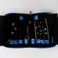 Handmade Leather Jewelry Organizer - Emerald Blue - linebysj