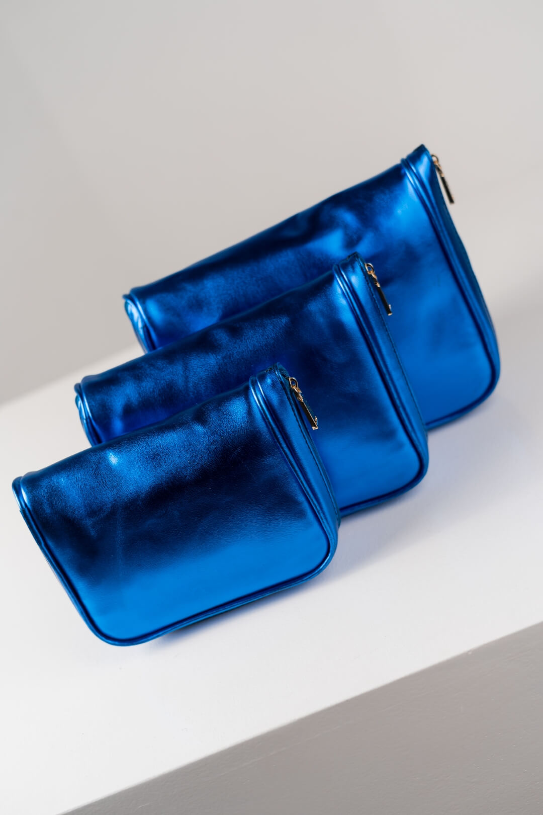 Handmade Leather Jewelry Organizer - Emerald Blue - linebysj