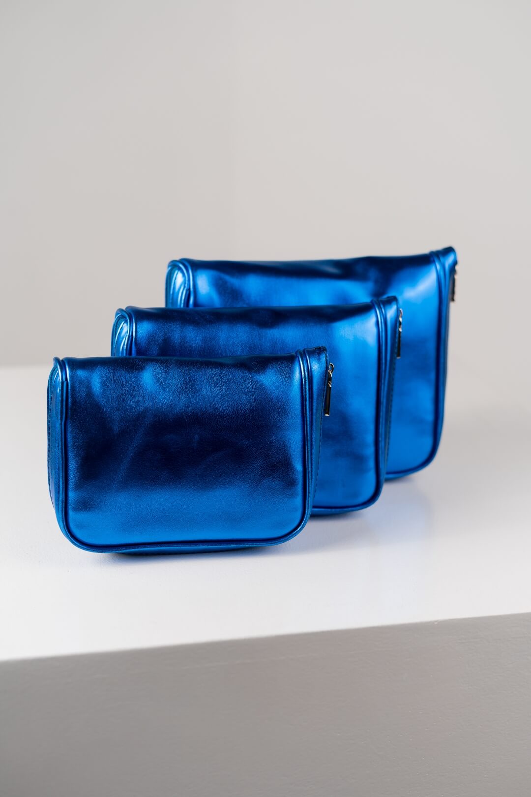 Handmade Leather Jewelry Organizer - Emerald Blue - linebysj