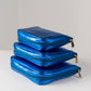 Handmade Leather Jewelry Organizer - Emerald Blue - linebysj