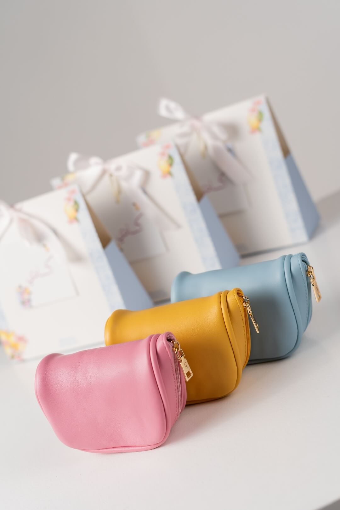 Handmade Leather Jewelry Organizer - Pastel Yellow - linebysj