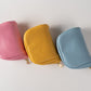 Handmade Leather Jewelry Organizer - Pastel Yellow - linebysj