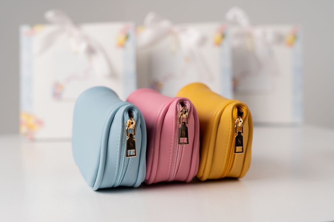 Handmade Leather Jewelry Organizer - Pastel Yellow - linebysj