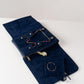 Handmade Leather Jewelry Organizer - Midnight Blue - linebysj