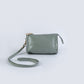 Handmade Leather Jewelry Organizer with Strap – Gravel Grey Blue - linebysj