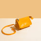 Handmade Leather Jewelry Organizer with Strap – Tangerine - linebysj